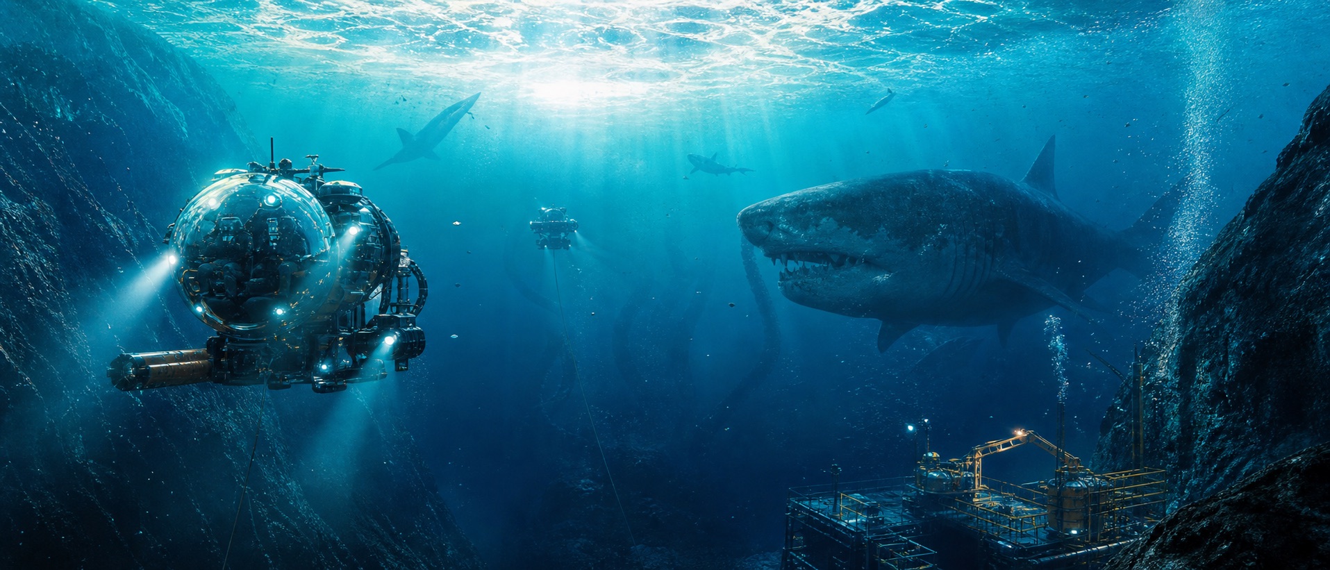 MEG ザ・モンスターズ2 (2023)の映画トリビア用メインビジュアル