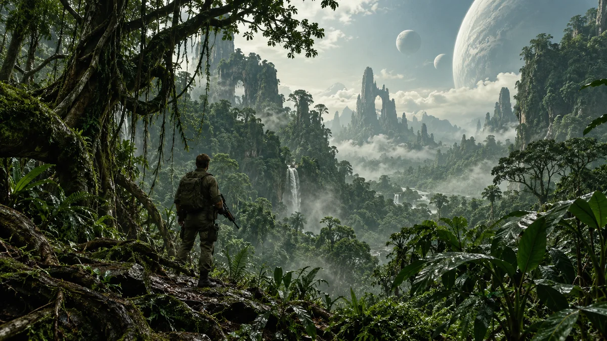 プレデターズの映画トリビア用メインビジュアル