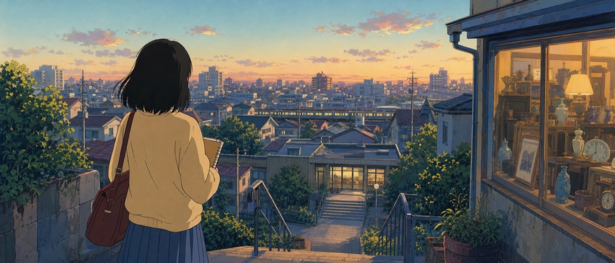 耳をすませばの映画トリビア用メインビジュアル