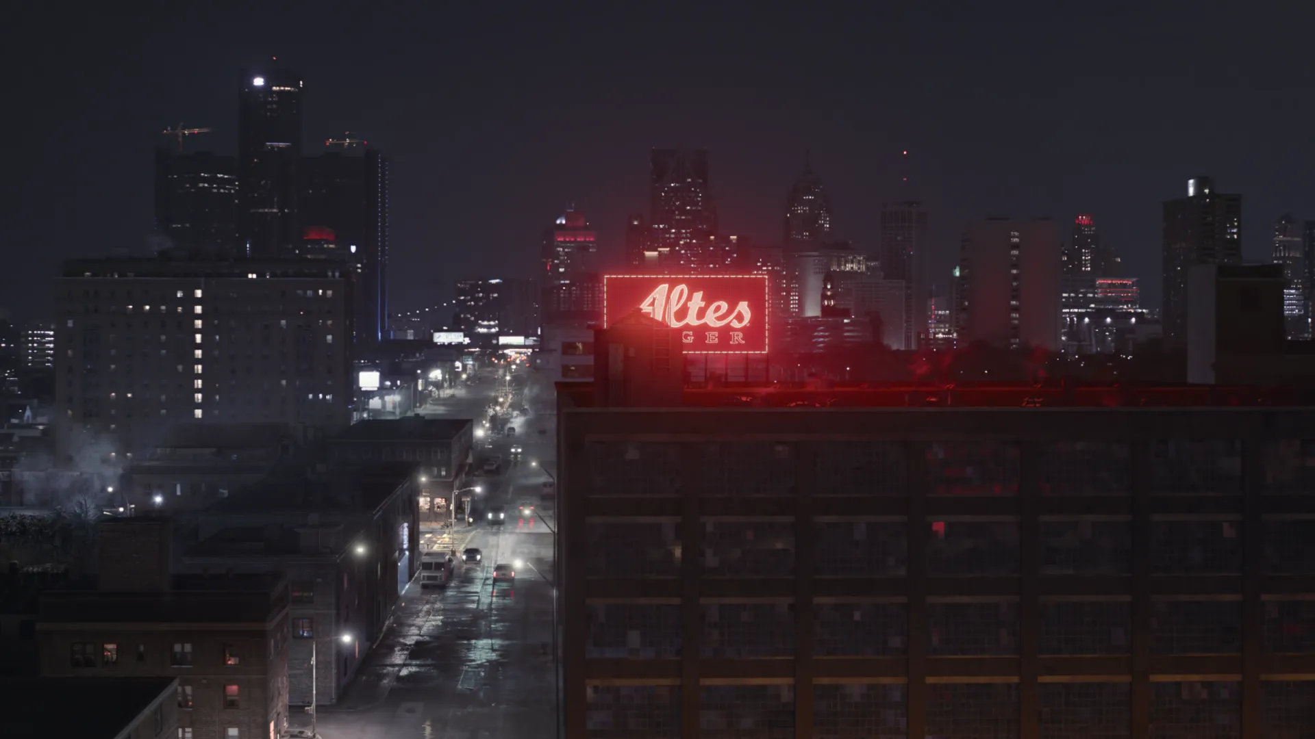 『Motor City』VFXで再現した1977年の街並み